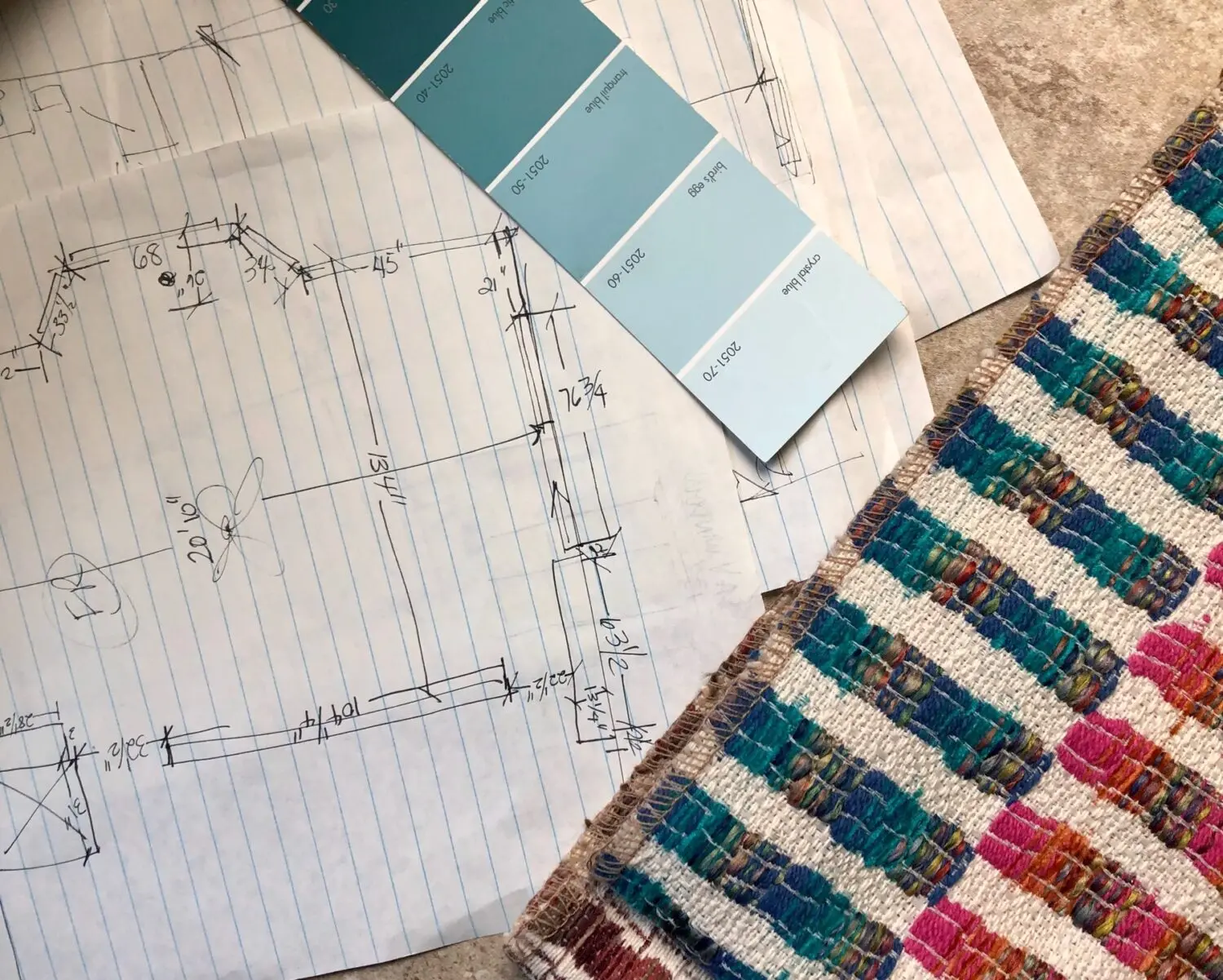 About 5 | Award Winning Interior Designers Washington Dc &Amp; Northern Virginia Areas a blue and white paper with a pattern on it