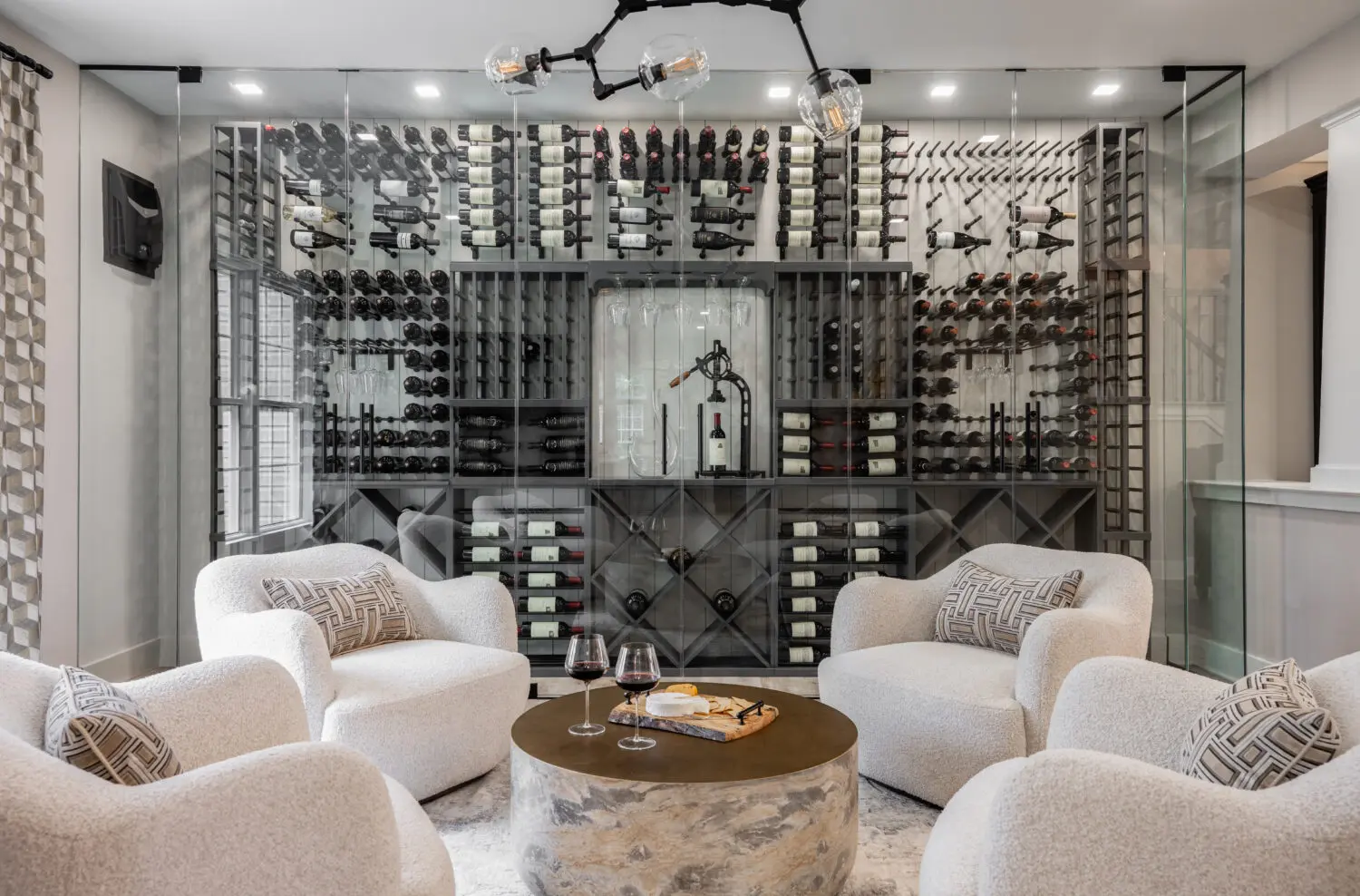 beautiful wine cellar in home remodel in alexandria va, northern virginia interior designers (25)