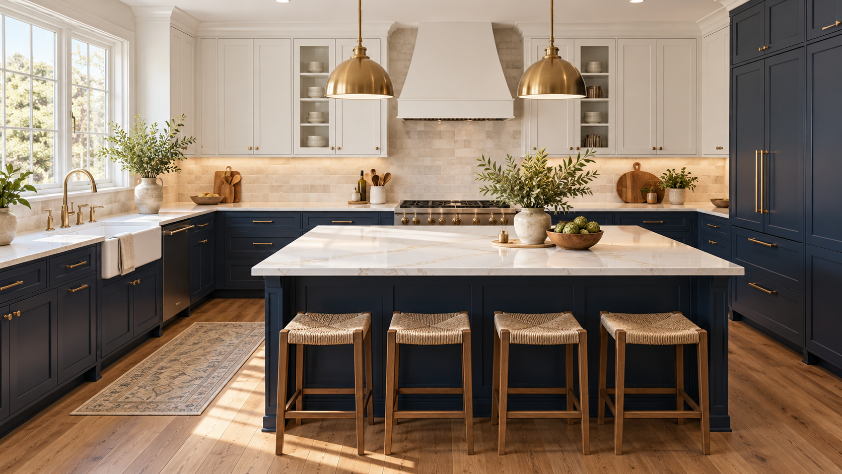 How To Choose Kitchen Cabinet Colors And Finishes 9 | Award Winning Interior Designers Washington Dc &Amp; Northern Virginia Areas Kitchen cabinetry in a coordinated warm color palette